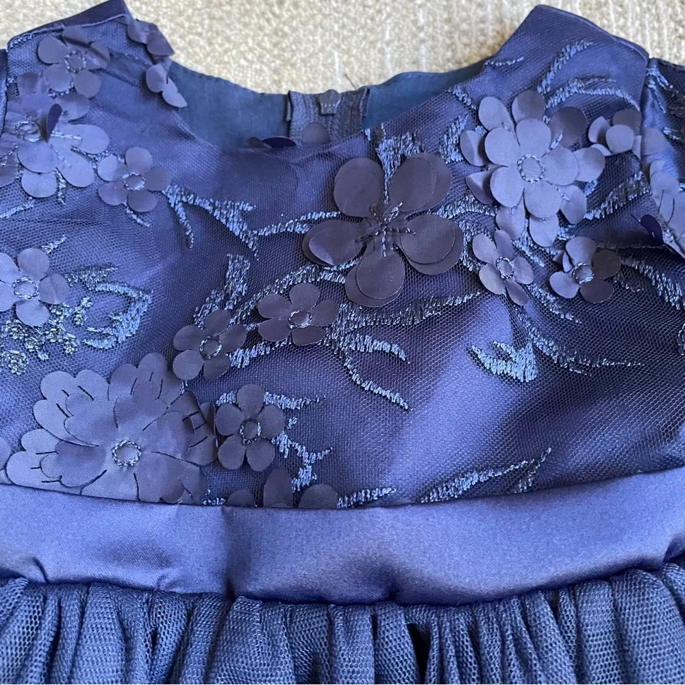 NWT ~ POPATU NAVY TODDLER DRESSY DRESS / NEW -Sz 24 mos - Picture 2 of 13